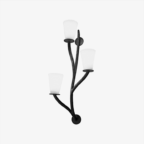 3 BRANCHES Wall sconce