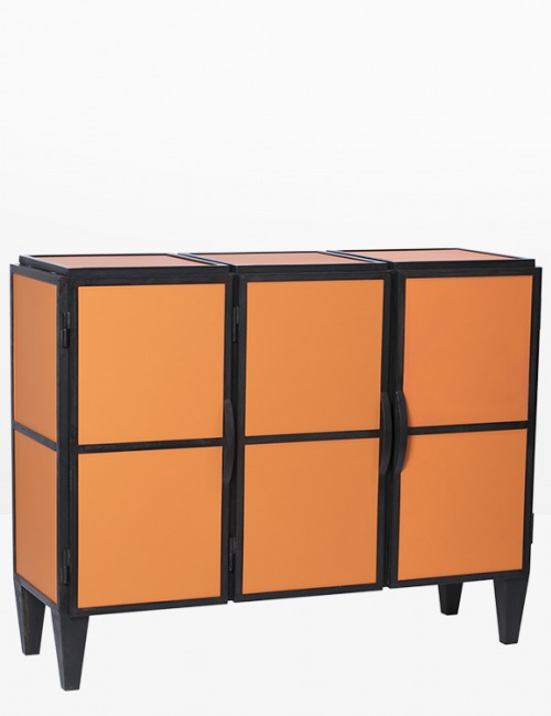 LOUXOR Leather sideboard